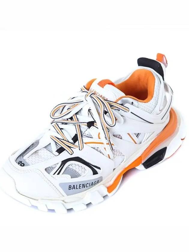 Balenciaga Track Low Top Sneakers White Orange