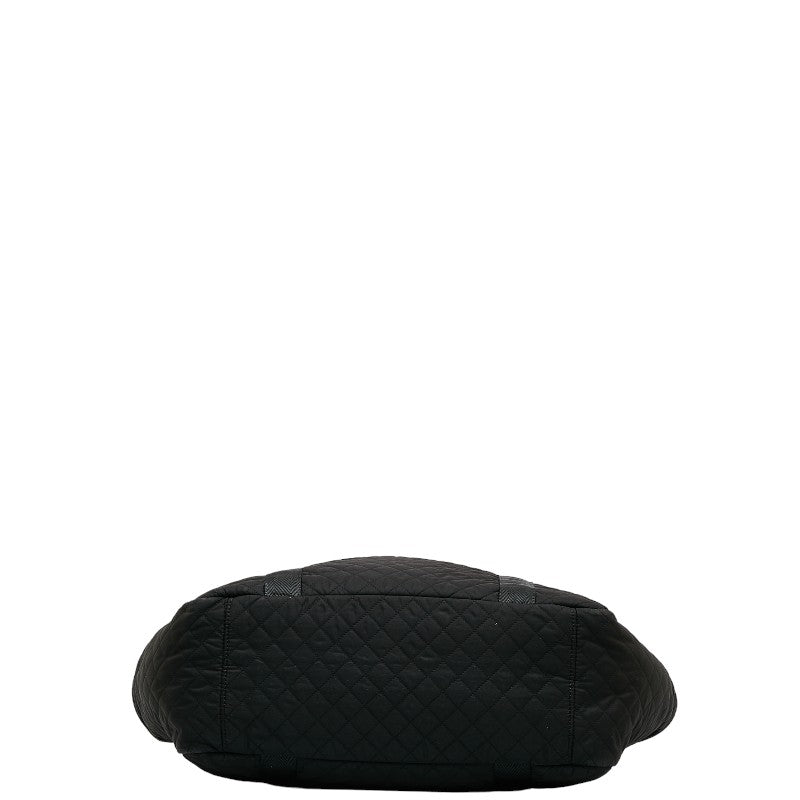 Burberry Nova Check Mother's Bag s Bag Black Polyester Burberry
