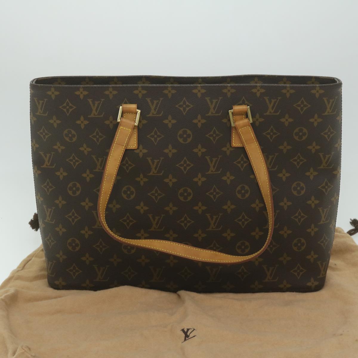 LOUIS VUITTON Monogram Luco Tote Bag M51155 LV 61378