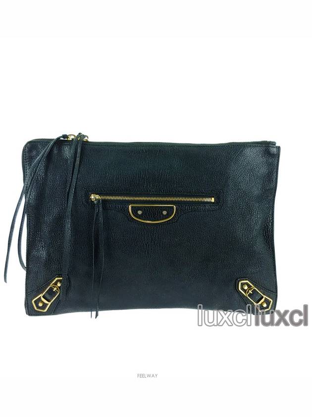 Balenciaga Giant Edge Medium Clutch Bag 390186