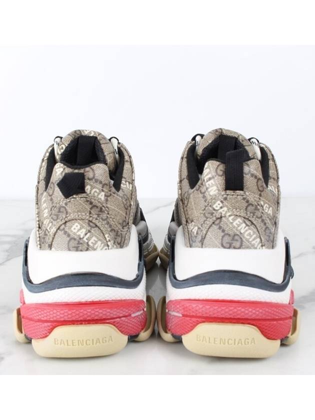 Balenciaga Gucci Hacker Ebony Triple S Sneakers 36 230