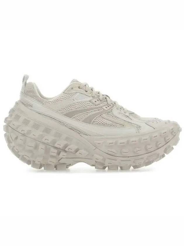 Balenciaga Men's Mesh Rubber Defender Low Top Sneakers Beige