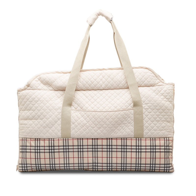 Burberry Nova Check Open Carrying Baby Mat LHF350144B Beige Cotton Ladies