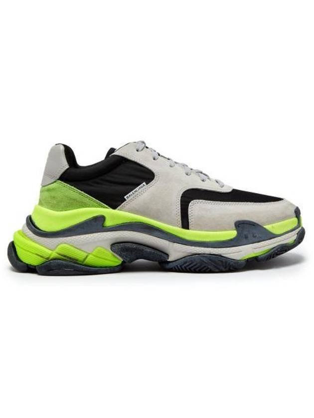 Balenciaga Triple S Low Top Sneakers Grey Yellow