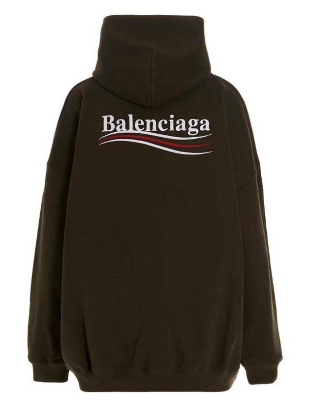 Balenciaga Political Campaign Oversized Fit Hoodie Green