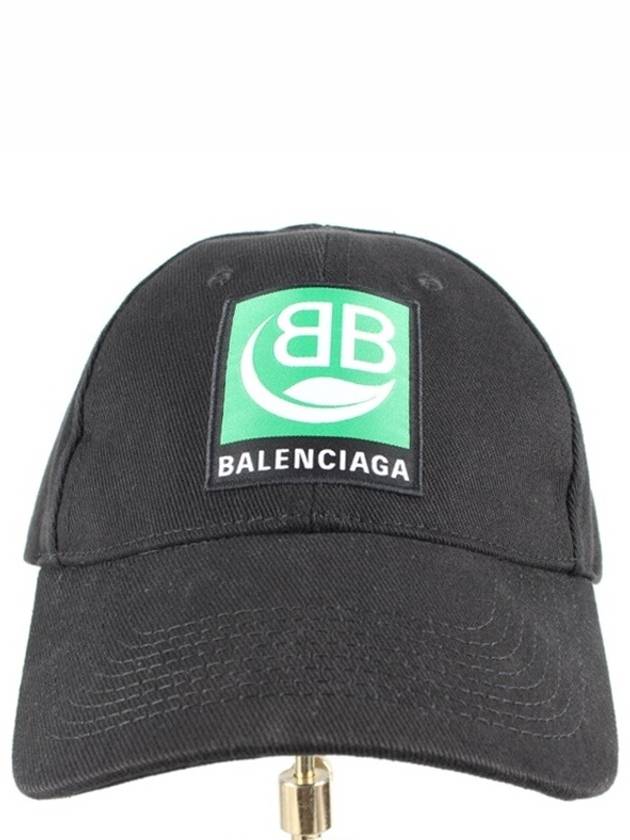 Balenciaga BB green logo ball cap L