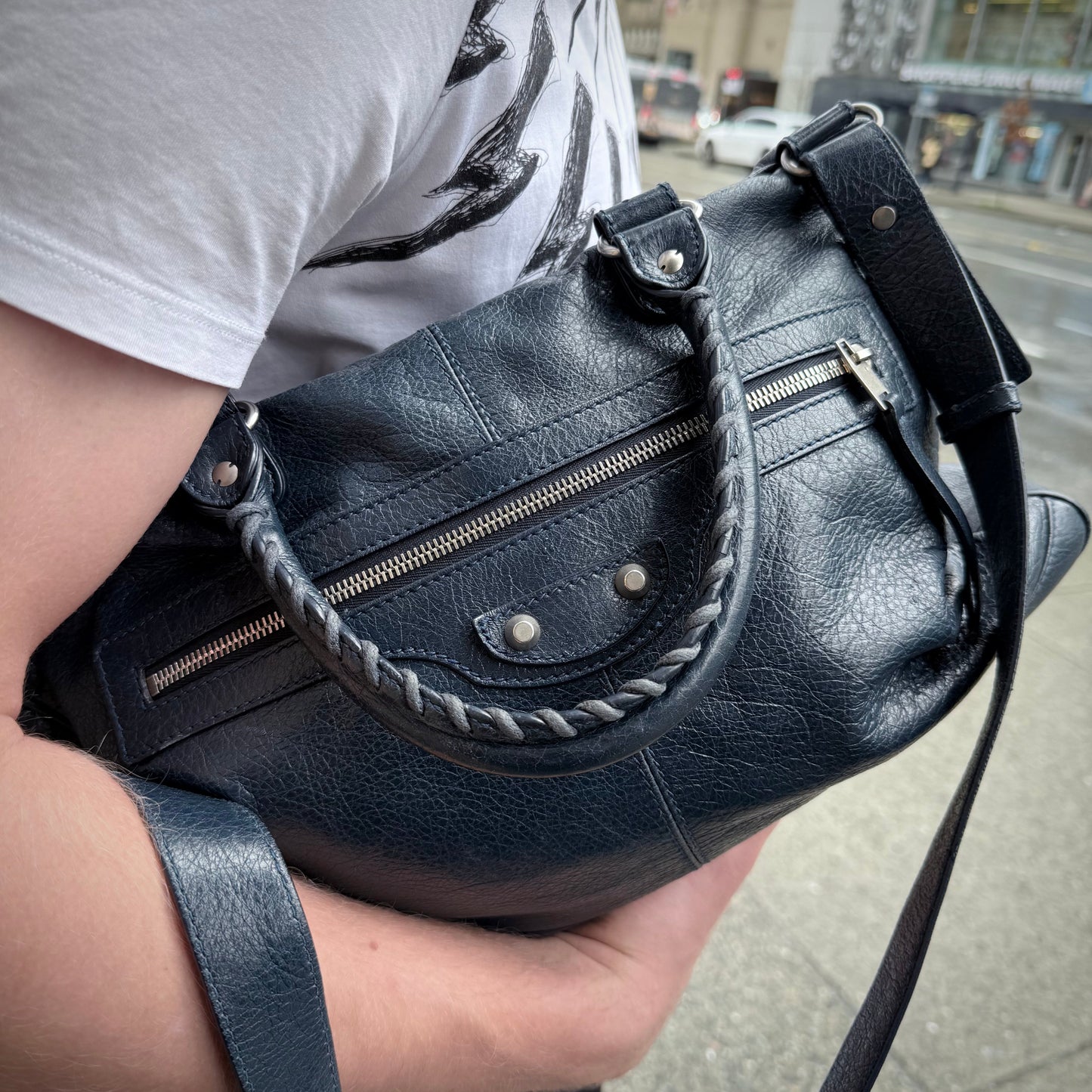 Balenciaga Leather Motocross Classic bag Year2015