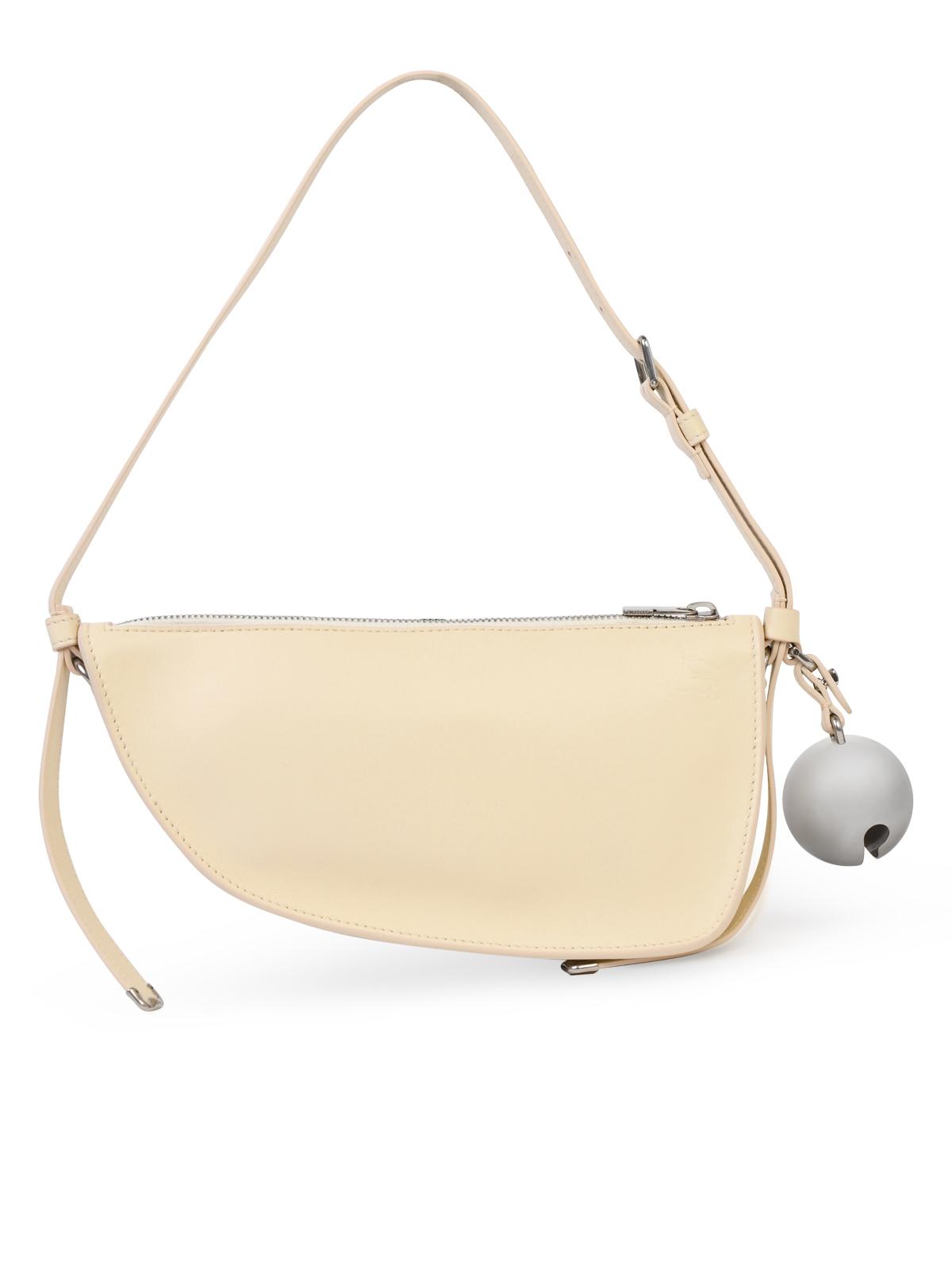 Burberry Ivory Leather Bag Woman