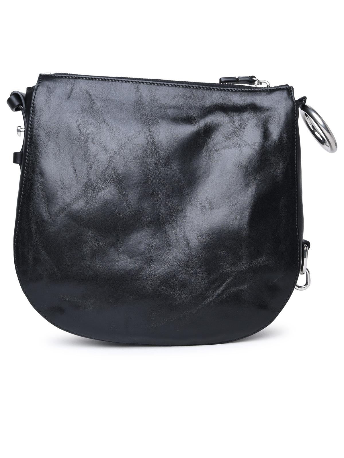 Burberry Small 'Knight' Black Leather Bag Woman