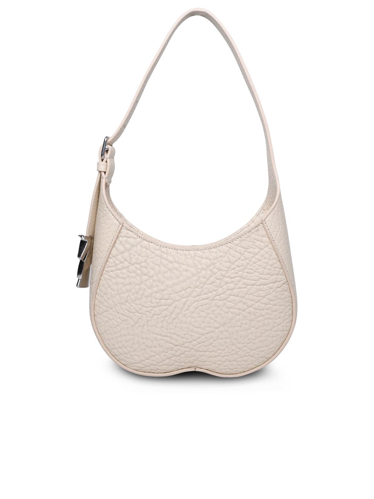 Burberry Small 'Chess' Ivory Leather Bag Woman