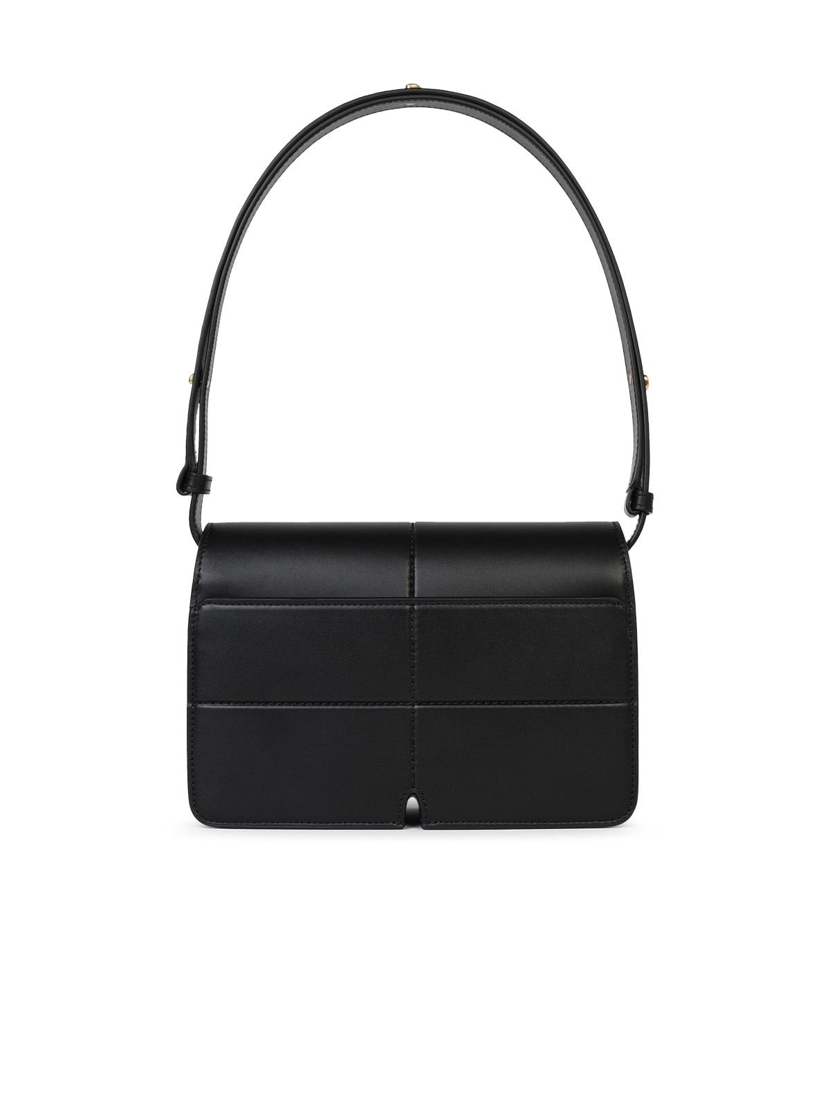 Burberry 'Snip' Black Smooth Leather Bag Woman