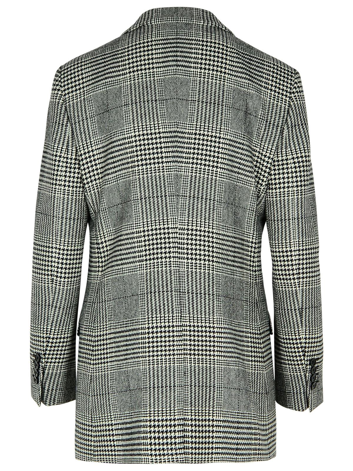 Dolce & Gabbana Grey Virgin Wool Blend Blazer Women