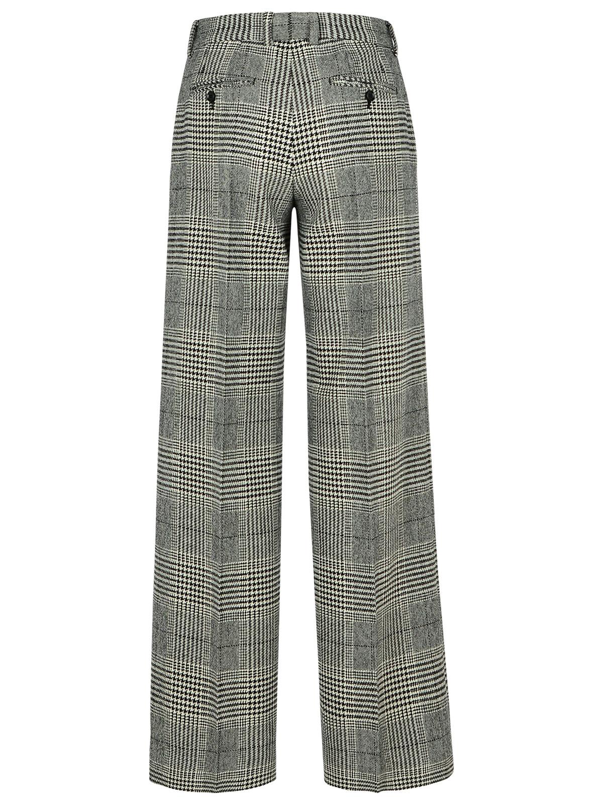 Dolce & Gabbana Grey Wool Blend Trousers Women