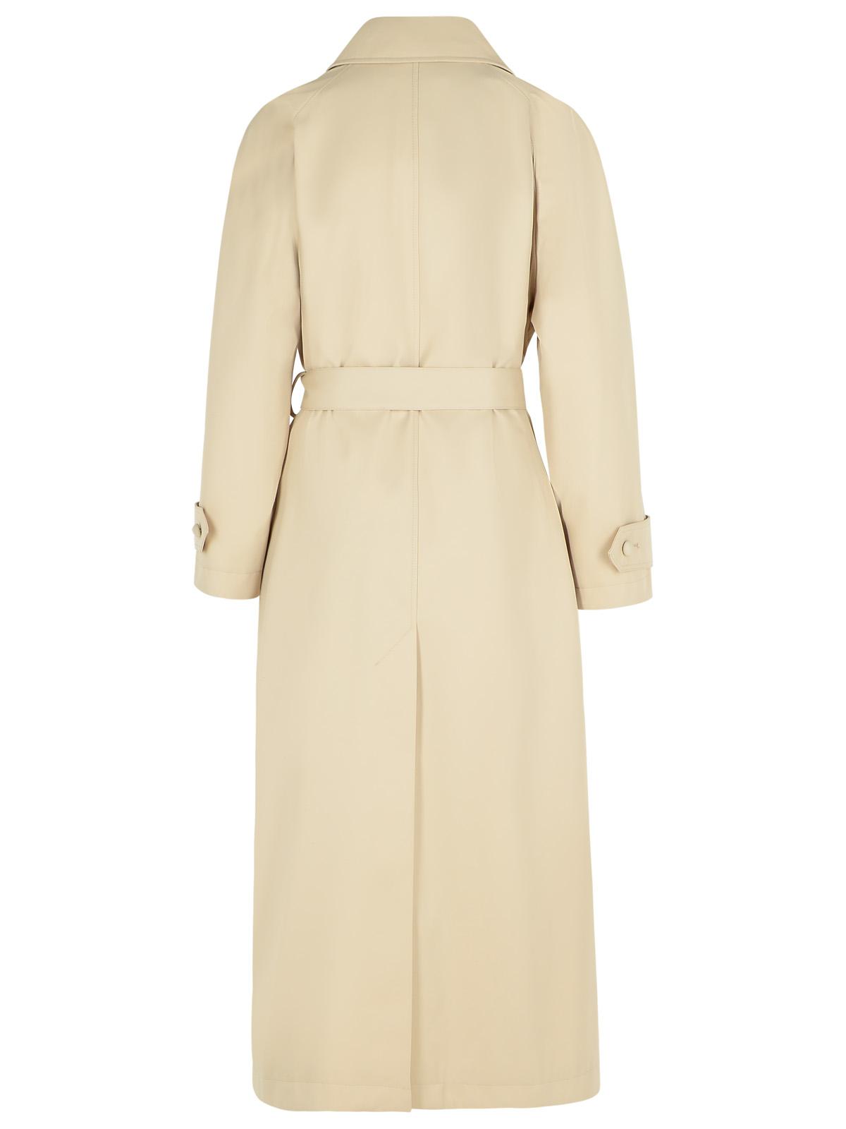 Dolce & Gabbana 'Over' Beige Polyester Blend Trench Coat Women