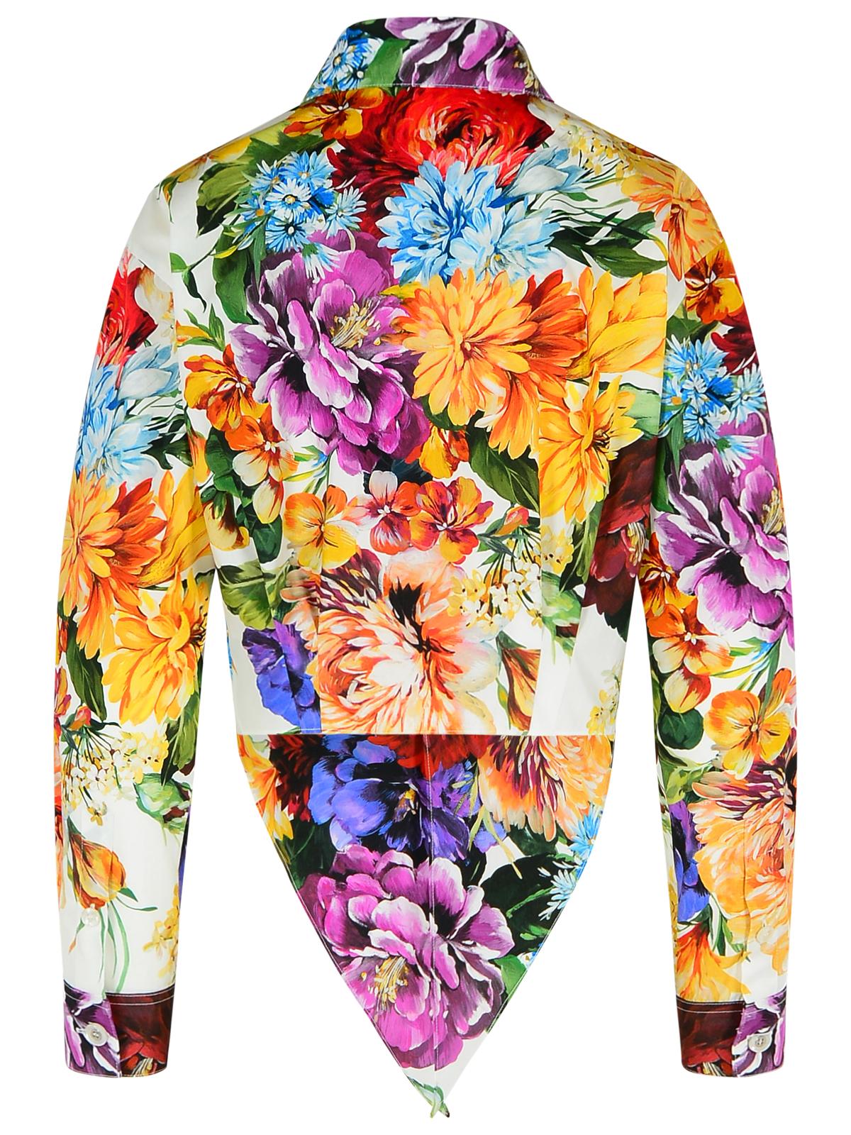 Dolce & Gabbana Floral Print Cotton Shirt Women