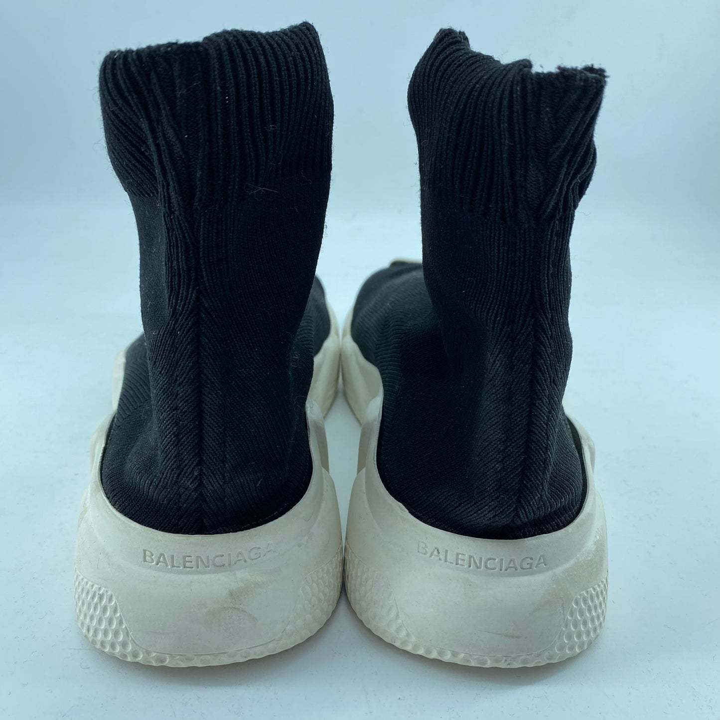 Balenciaga Black & White Speed Sneakers