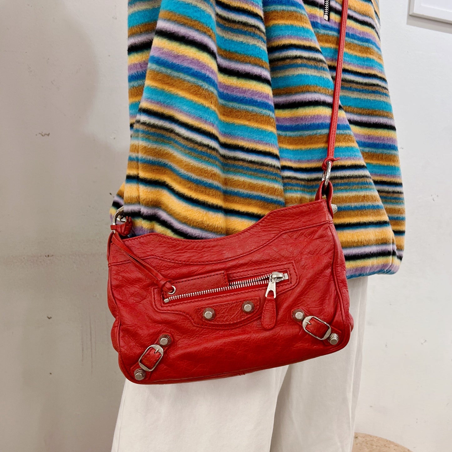 Balenciaga Motocross Giant 12 Hip Crossbody Bag