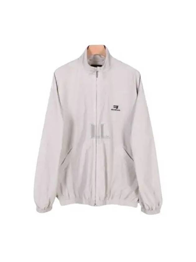 Balenciaga Logo Technical Track Jacket Beige