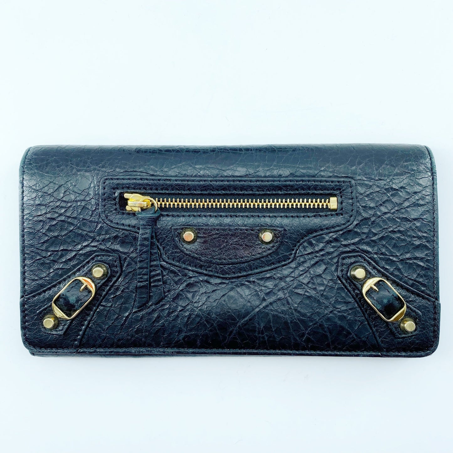Balenciaga Leather Continental Wallet TWS pop