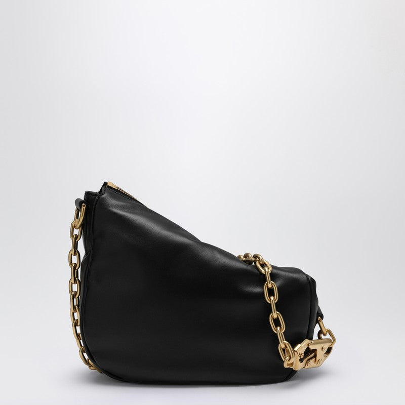 Burberry Black Leather Knight Bag Women