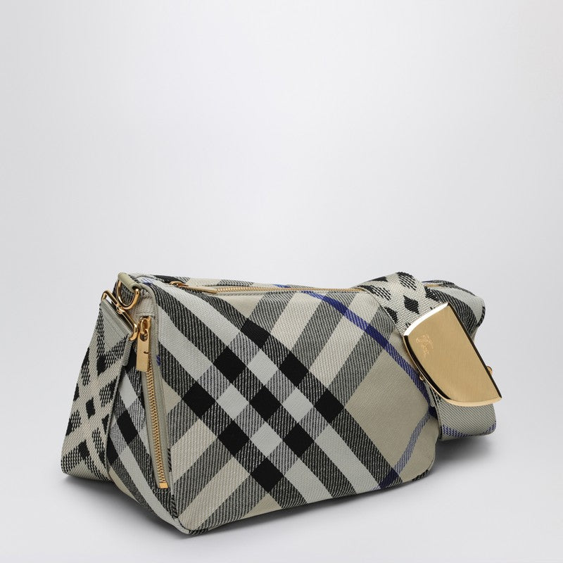 Burberry Medium Shield Bag With Check Pattern Women