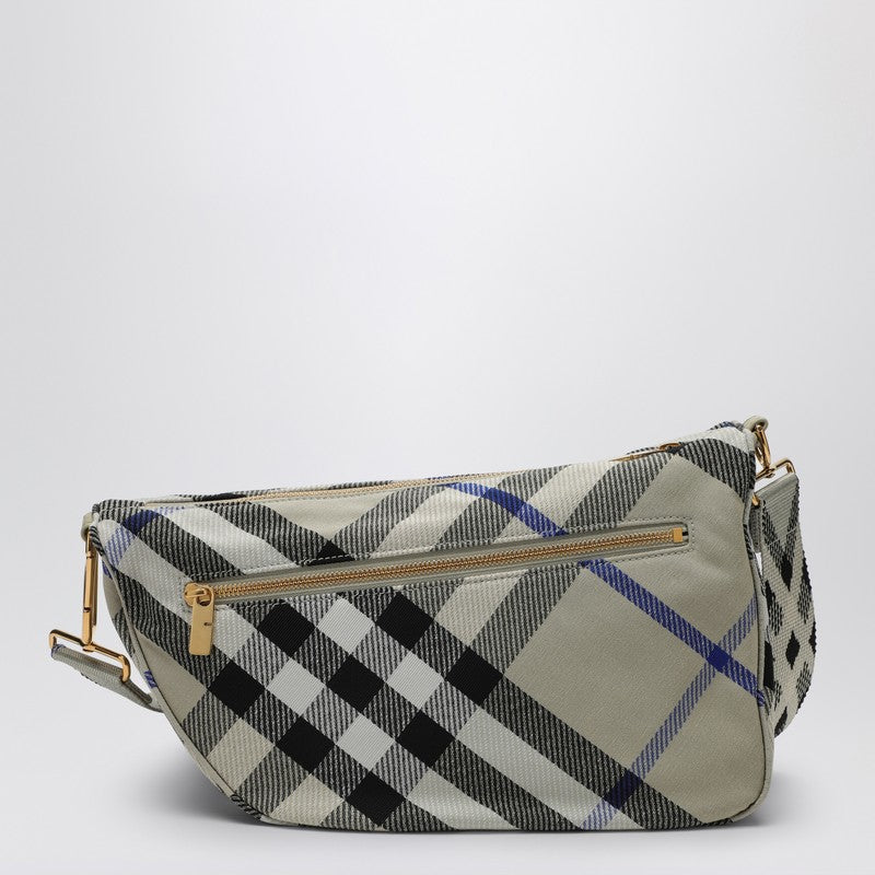 Burberry Medium Shield Bag With Check Pattern Women