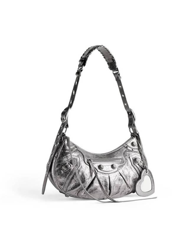 Balenciaga Le Cagole Small Shoulder Bag Silver