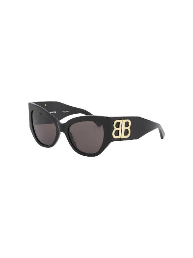 Balenciaga BB Logo Cat-Eye Sunglasses Black