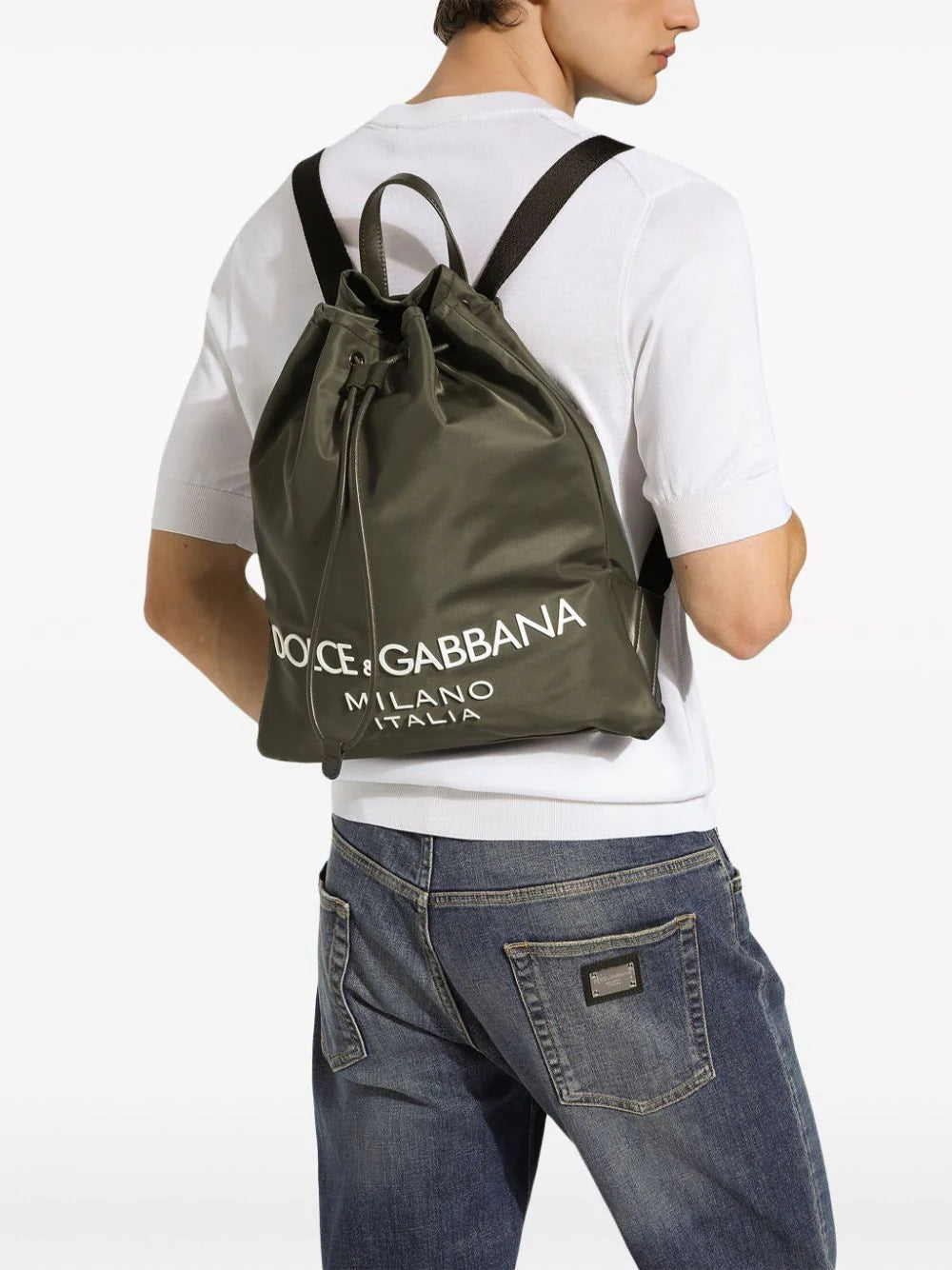 Dolce & Gabbana Men Backpack With Print