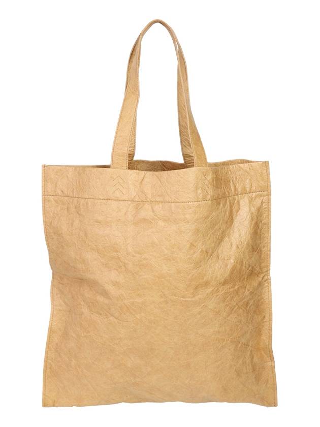Balenciaga Logo Language Tote Bag Beige