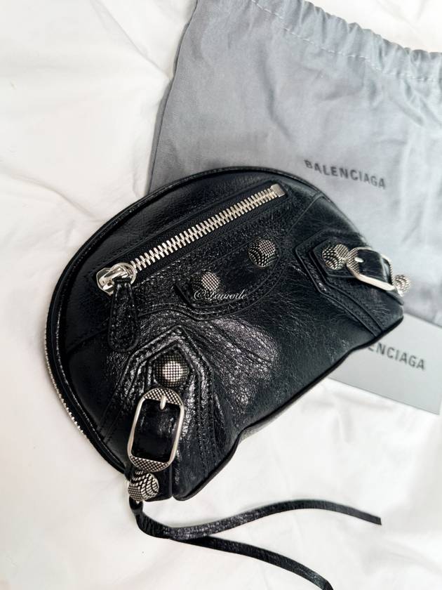 Balenciaga Le Cagole Small Cosmetic Pouch Bag Black