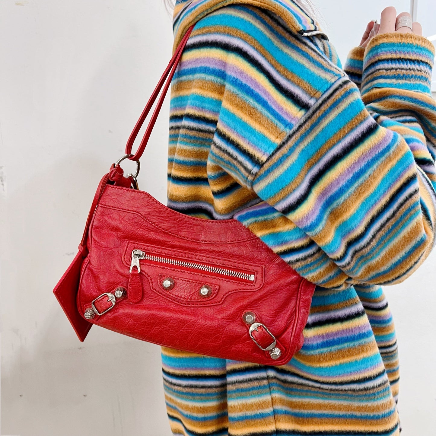 Balenciaga Motocross Giant 12 Hip Crossbody Bag