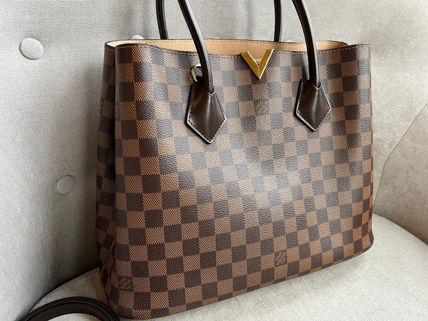 Louis Vuitton Kensington Tote Damier Ebene