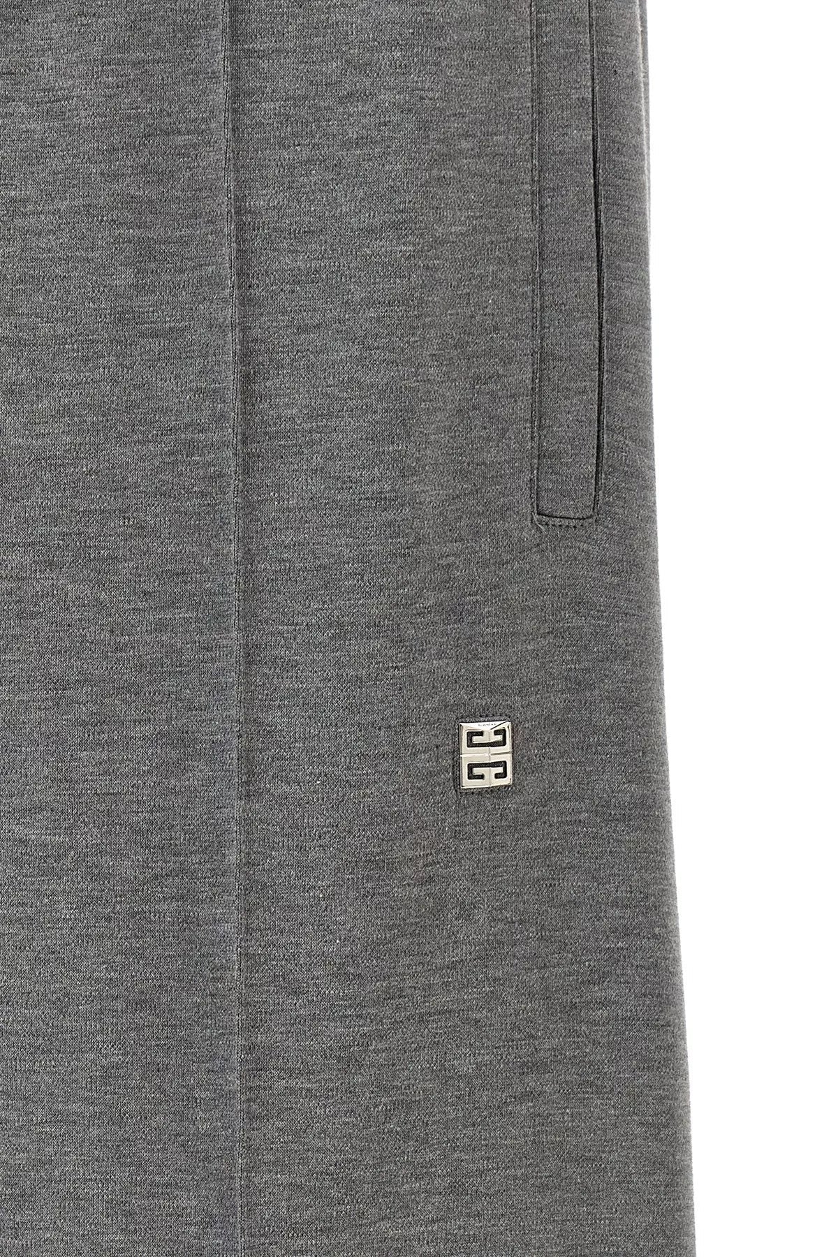 Givenchy Men Metallic Logo Joggers