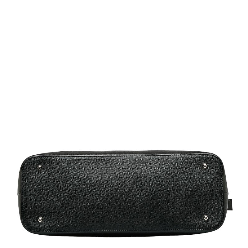 Burberry Nova Check Handbag Bag Black Leather