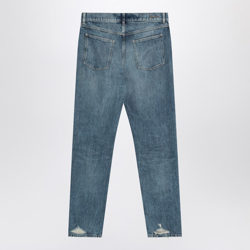 Givenchy Faded Blue Denim Jeans Men