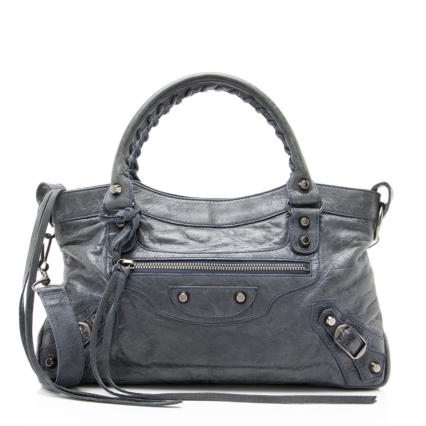 Balenciaga Agneau Arena Classic First Satchel (SHF-23197)