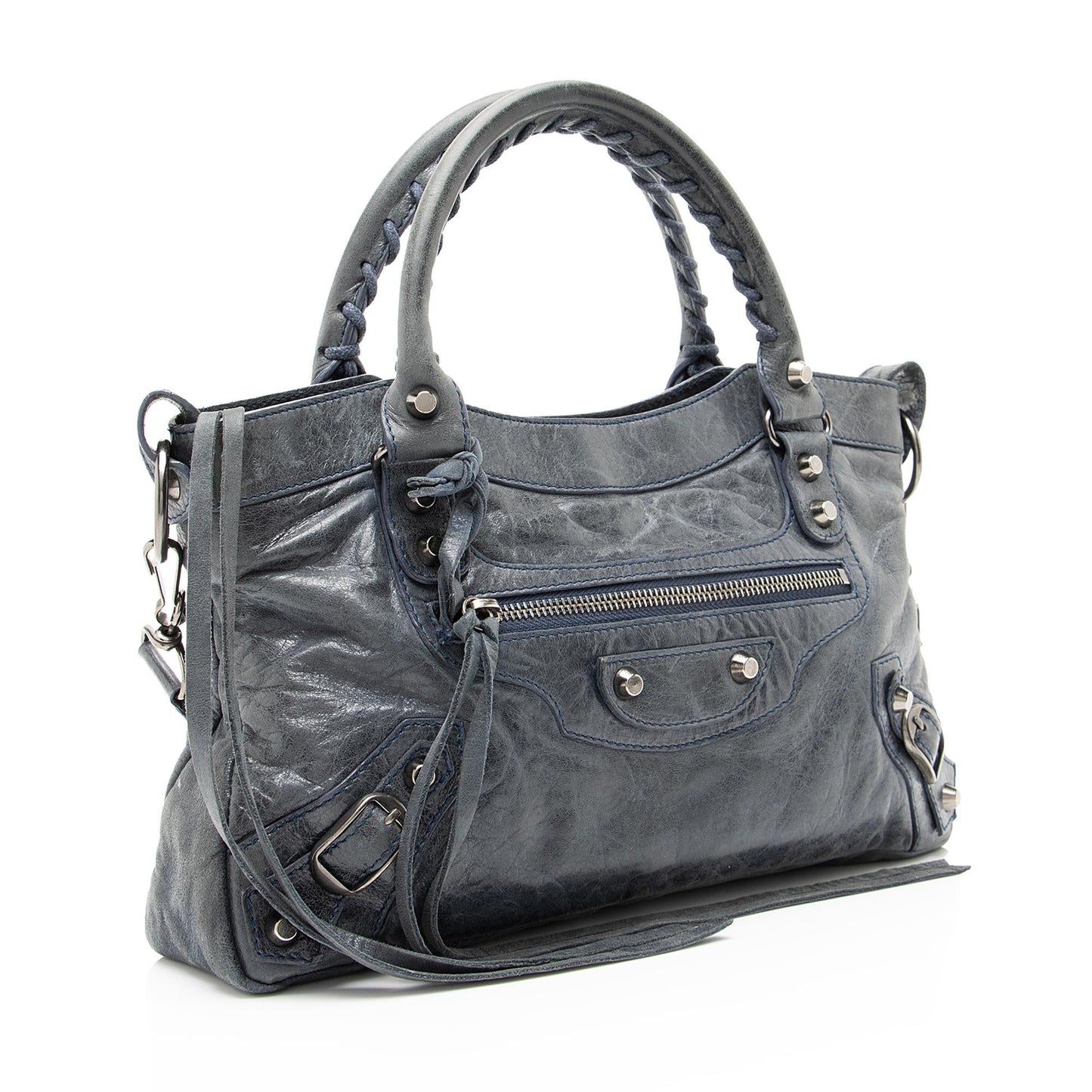 Balenciaga Agneau Arena Classic First Satchel (SHF-23197)