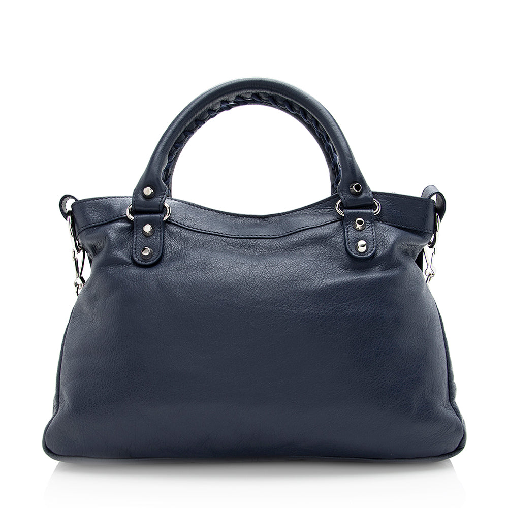 Balenciaga Agneau Arena Classic Town Satchel (SHF-20775)