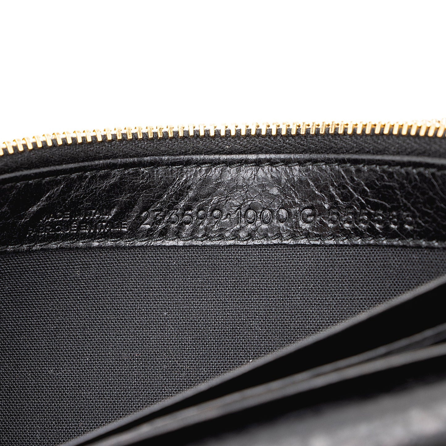 Balenciaga Agneau Motocross Classic Money Continental Wallet (SHF-22911)