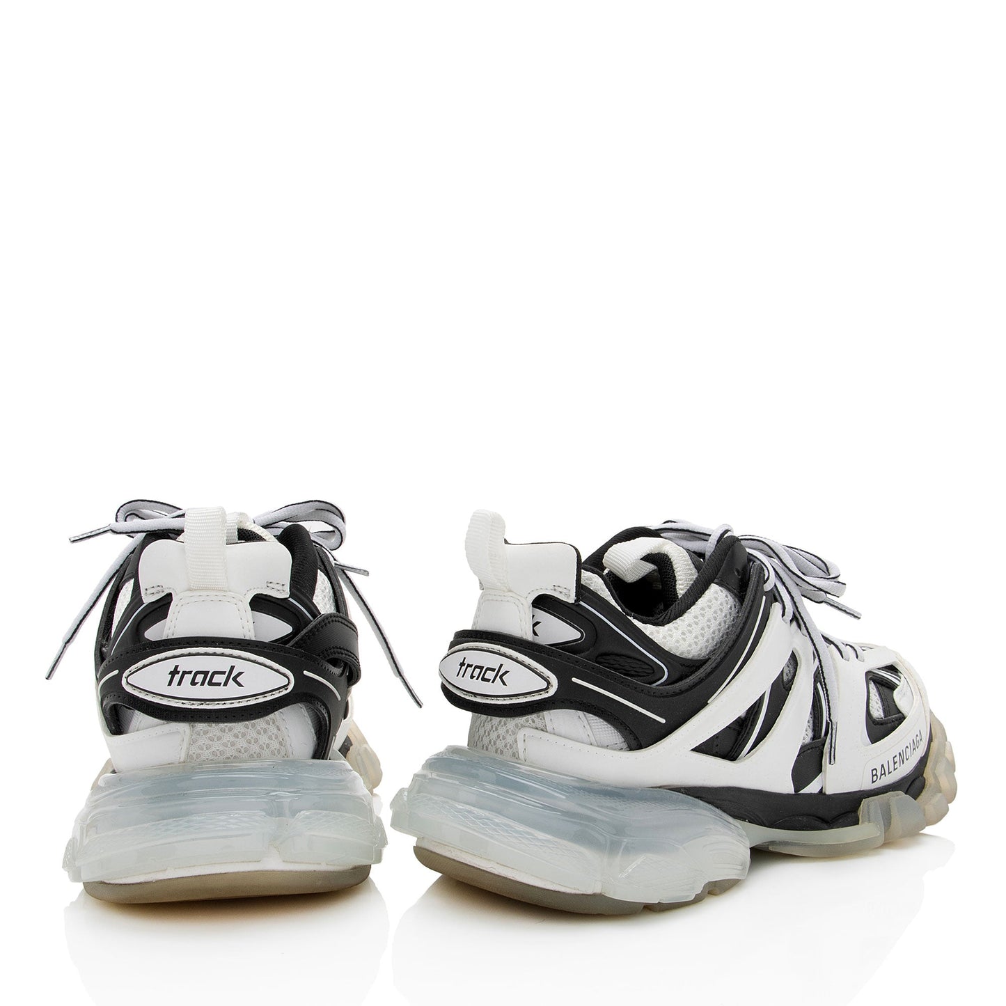 Balenciaga Calfskin Mesh Track Sneakers - Size 7 / 37 (SHF-r9eohF)