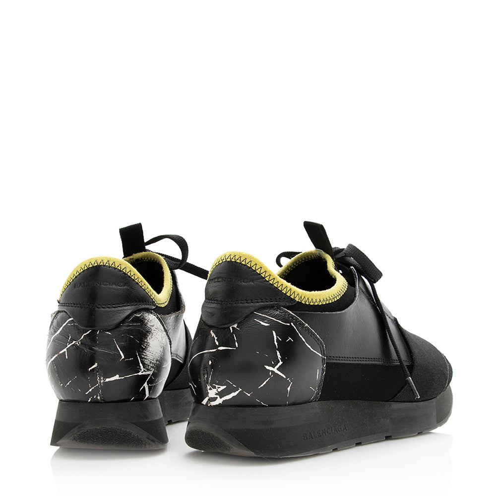 Balenciaga Leather Race Runner Sneakers - Size 6 / 36 (SHF-20418)