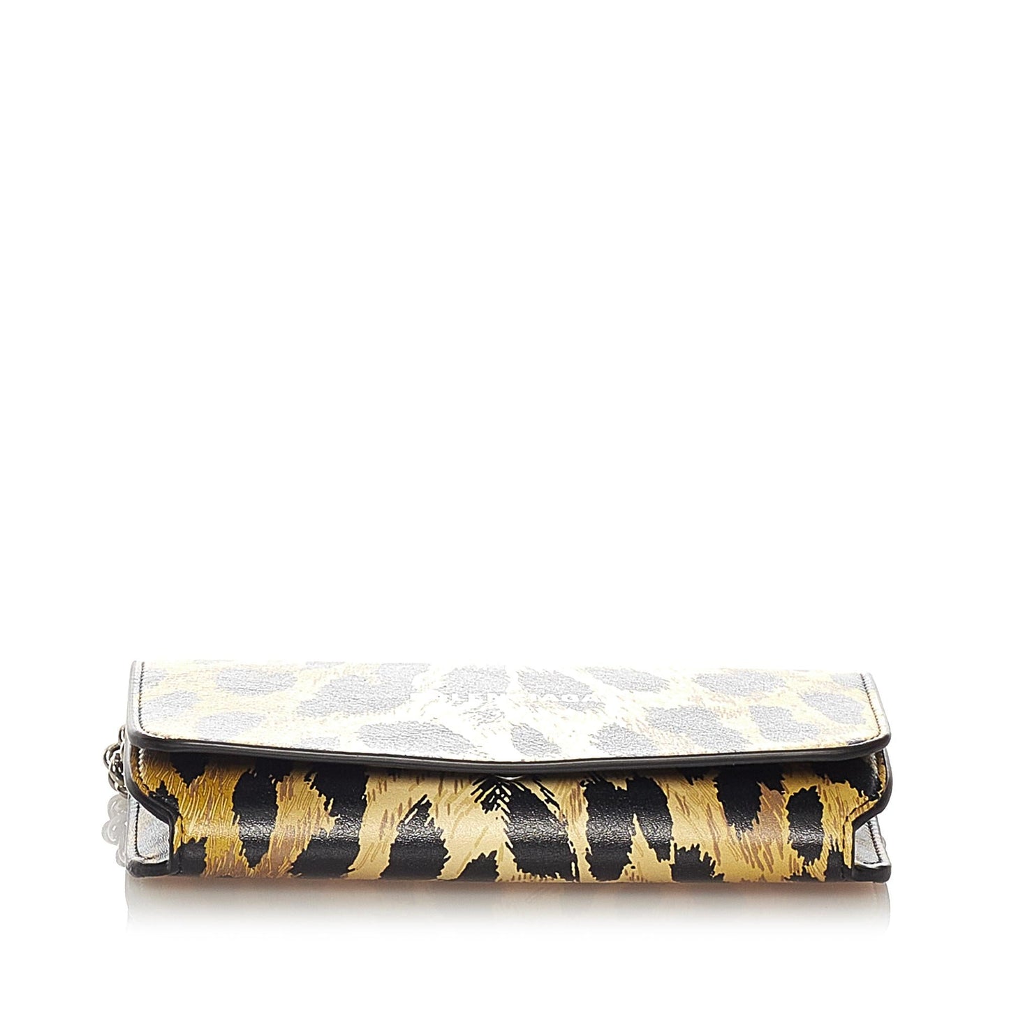 Balenciaga Leopard Print Leather Shoulder Bag (SHG-27193)