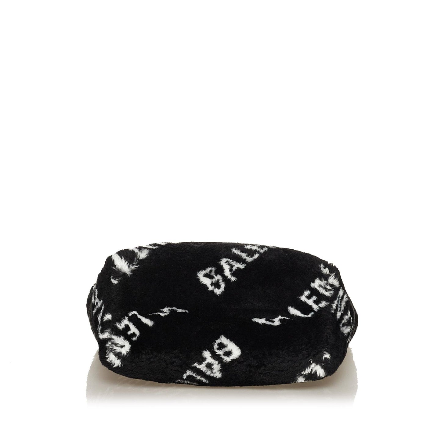Balenciaga Logo Faux Fur Everyday XS Tote (SHG-UoEl2c)