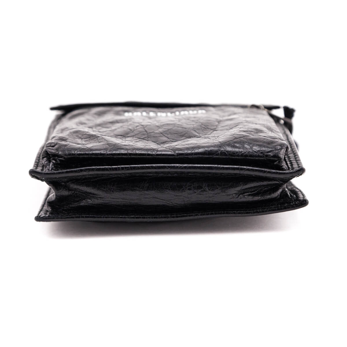 Balenciaga Black Agneau Explorer Crossbody Pouch