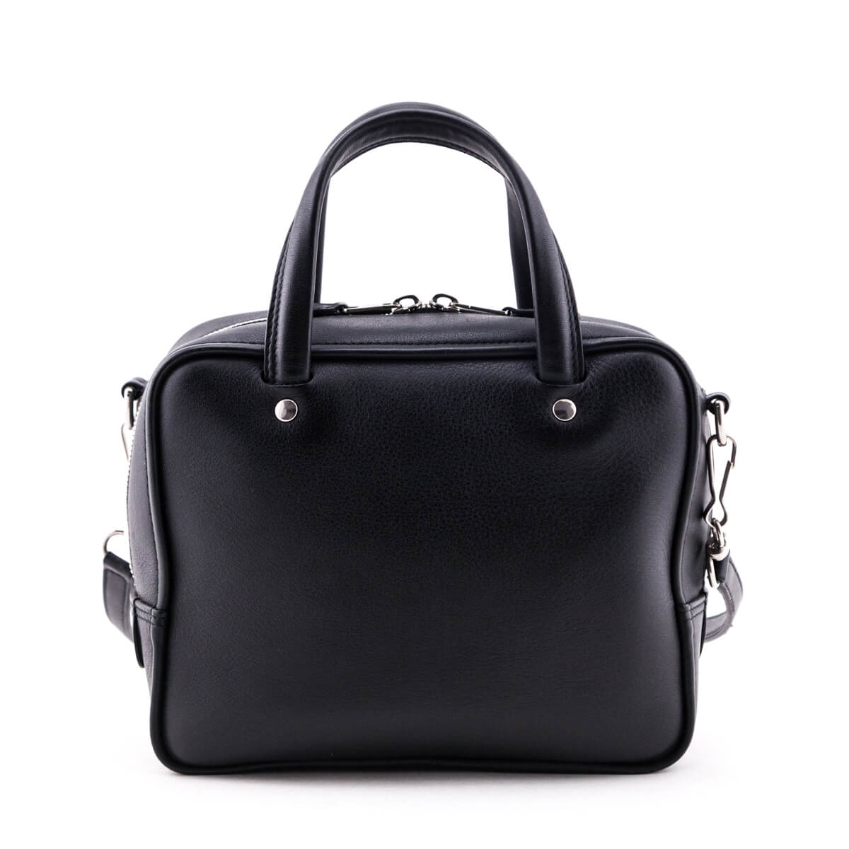 Balenciaga Black Calfskin XS Triangle Square Bag