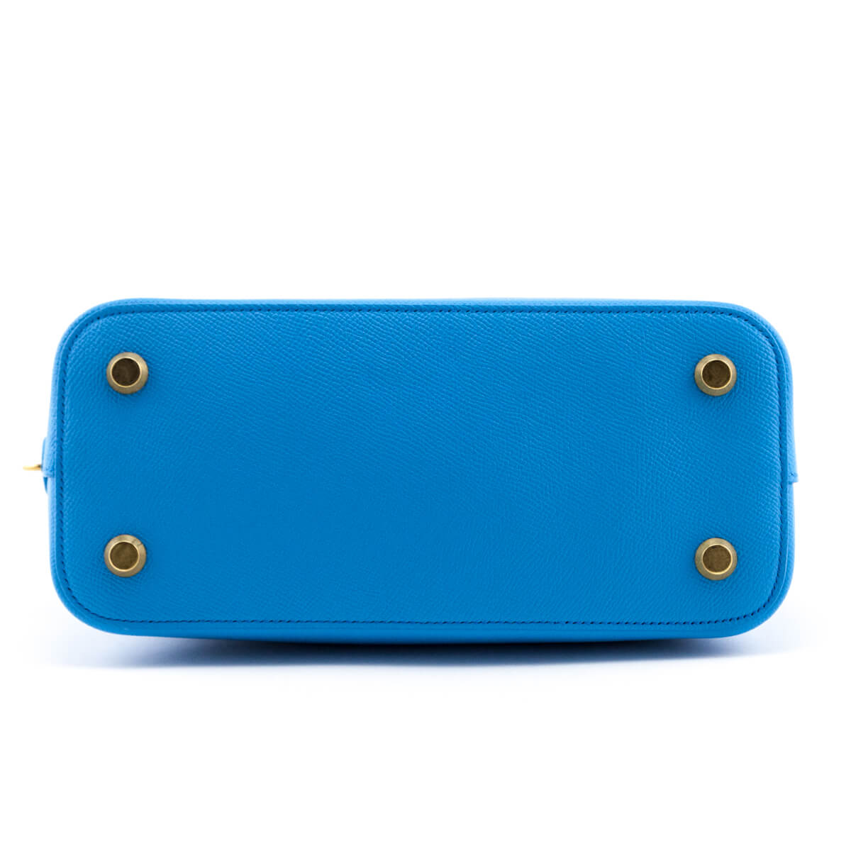 Balenciaga Bleu Turquoise Grained Calfskin S Ville Top Handle Bag