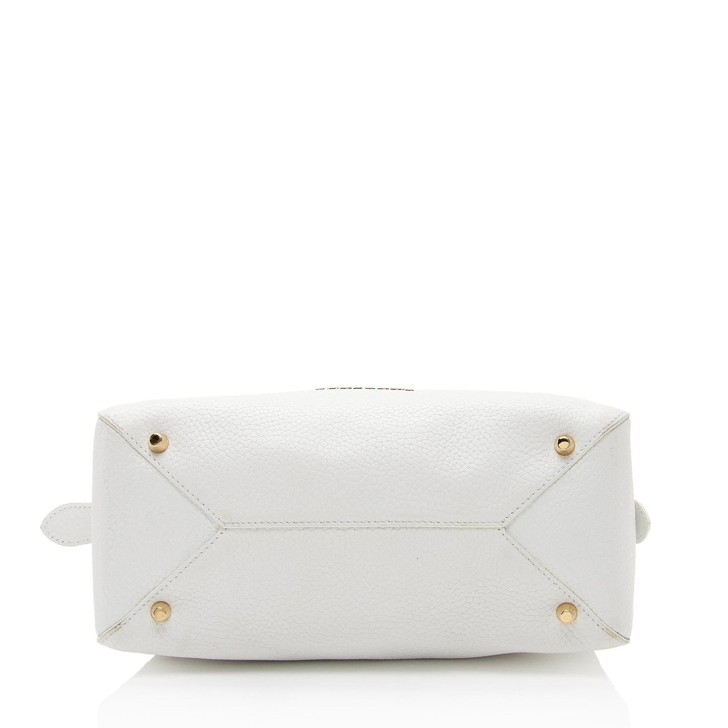 Burberry Grainy Calfskin Greenwood Small Bowling Bag (SHF-l6CAoI)