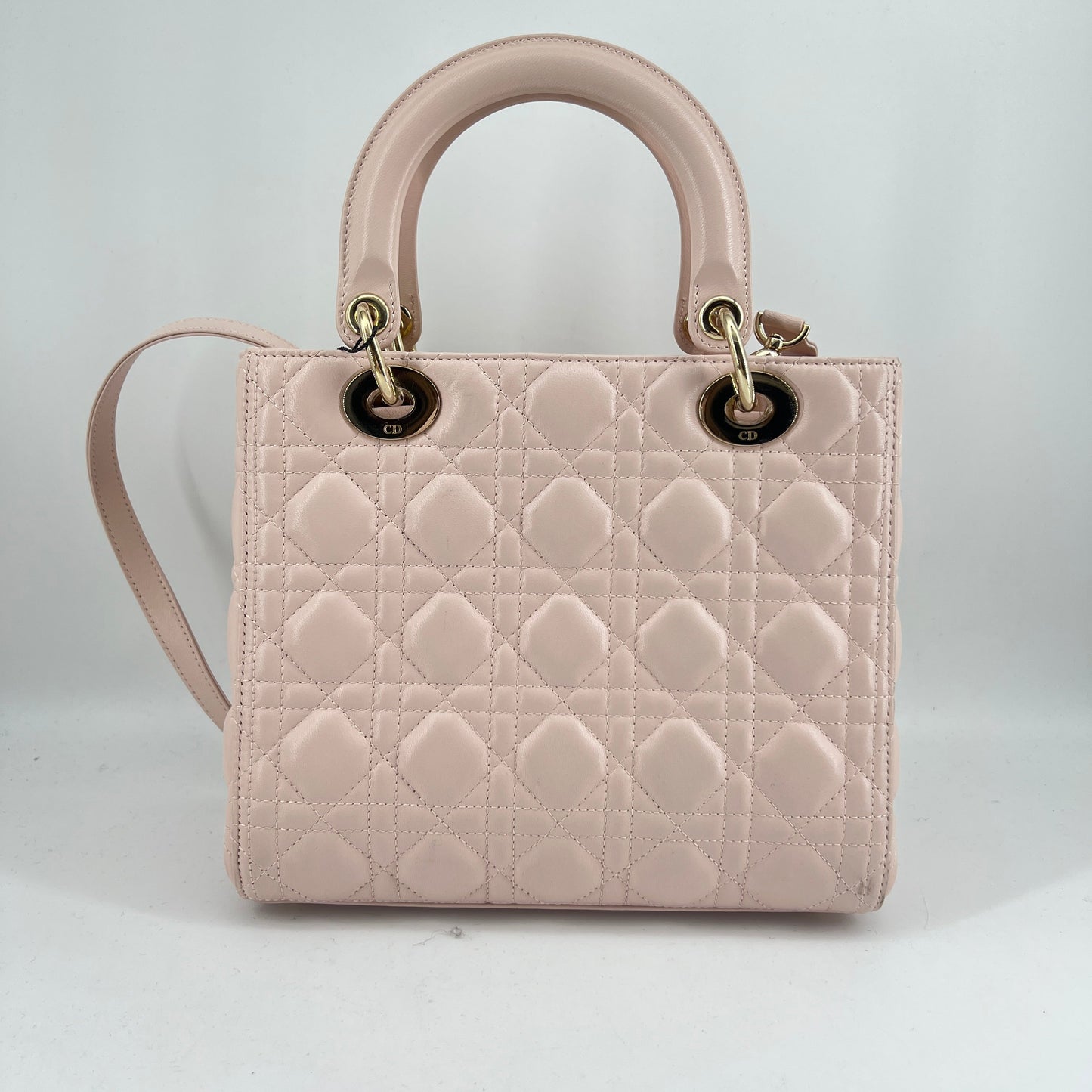 Dior Lady Dior pink Medium Bag Year2013TWS