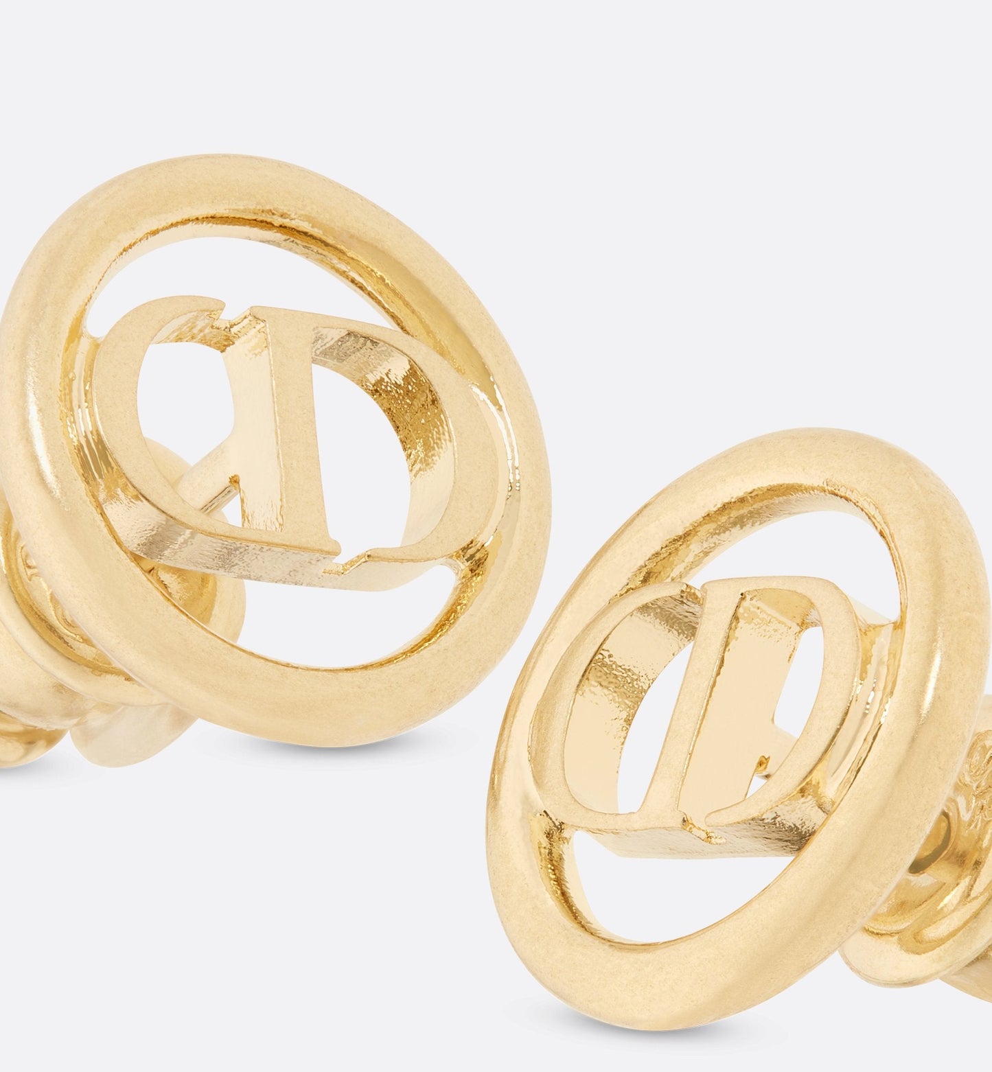 30 Montaigne Stud Earrings Gold Finish Metal